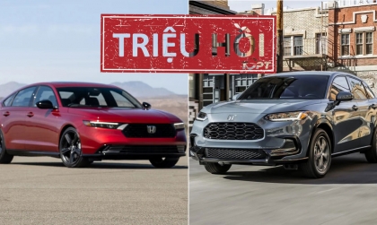 Triệu hồi Honda Accord và HR-V do lỗi dây đai an toàn